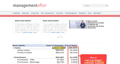 Desktop Screenshot of managementaffair.com